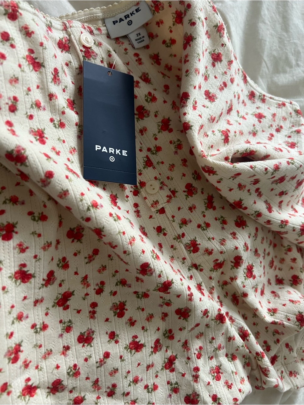 NWT Parke x Target High-Rose Pointelle Biker Shorts